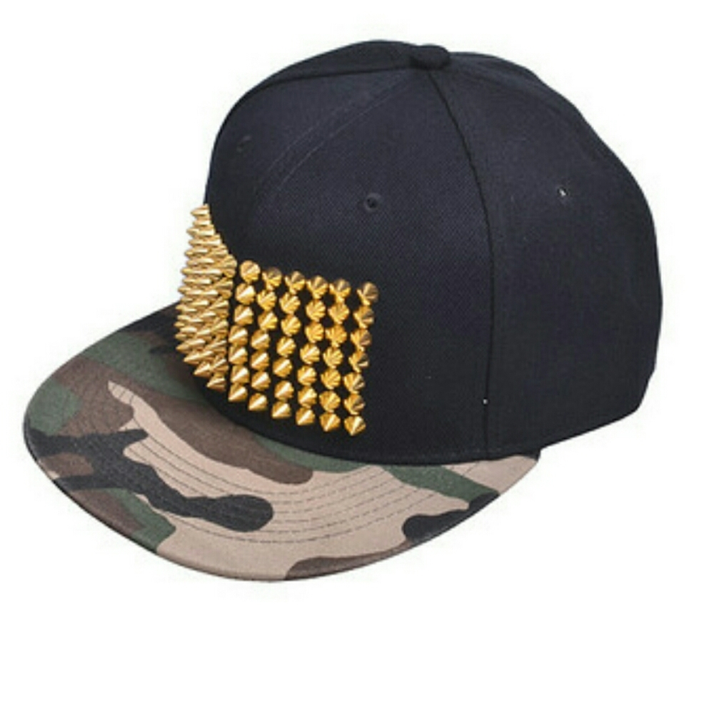 Black and Camo Snapback Cap